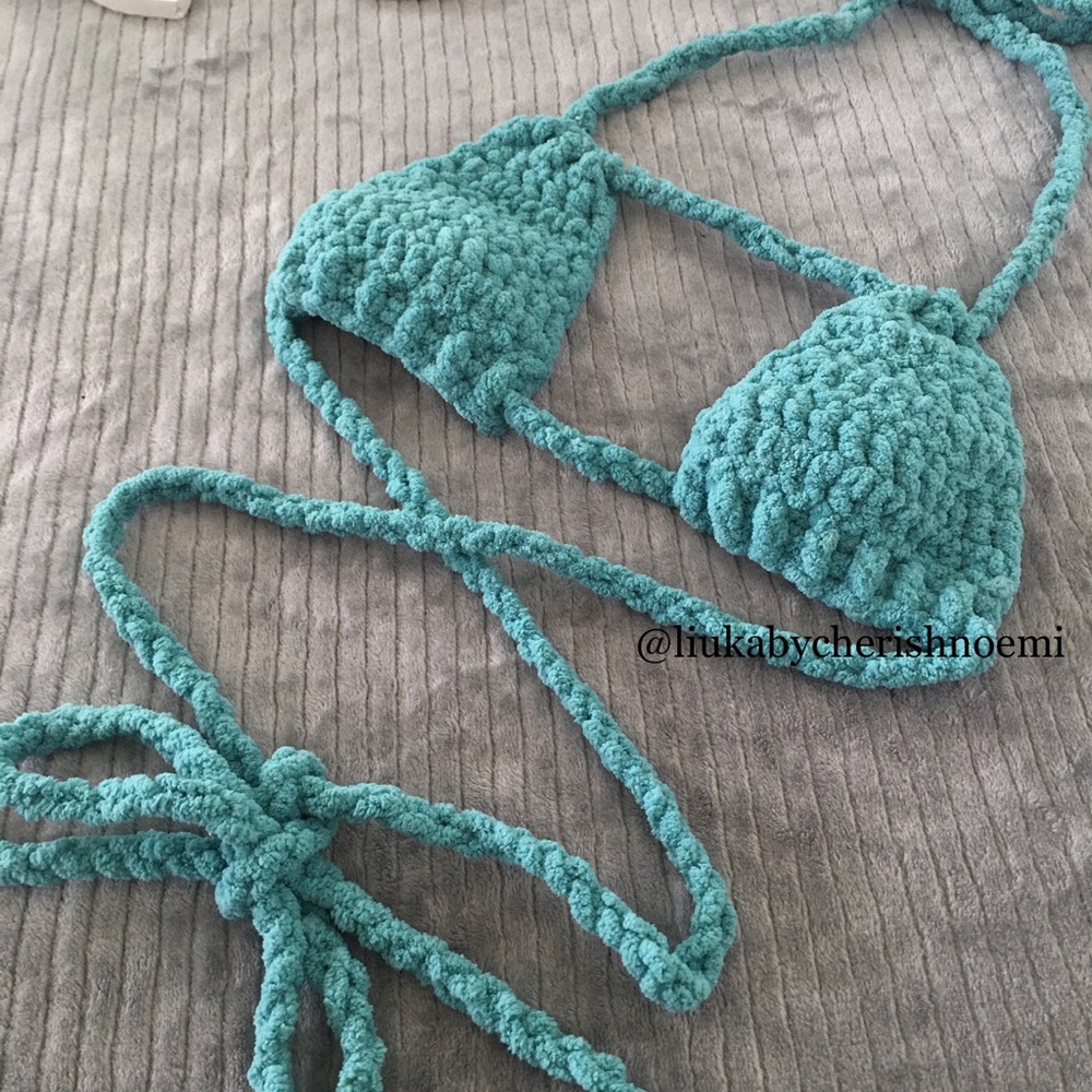 Fluffy Top BBlue - Picture 4 of 5